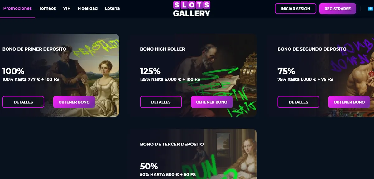 Slots Gallery y su catálogo de más de 9.500 juegos